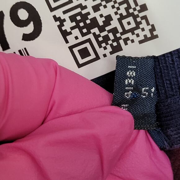 Ralph-Lauren Polo Shirt Large 23x28 Burgundy Blue Crest Logo - Picture 6 of 12